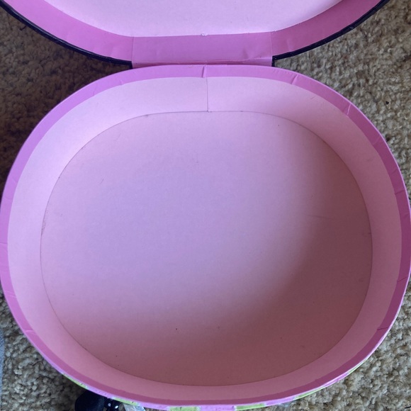 VINTAGE 2003 LADY JAYNE GLAMOUR GIRLS PINK STACKING SUITCASE HINGED w HANDLE EUC - Picture 9 of 13